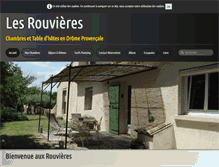 Tablet Screenshot of lesrouvieres-provence.com
